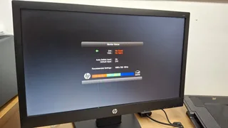 HP Monitor screen - Cooling pad - HDMI Cable - HDMI Connector with VGA cable and power supply