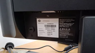 HP Monitor screen - Cooling pad - HDMI Cable - HDMI Connector with VGA cable and power supply