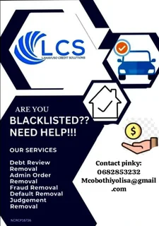 Debt Review removal and Blacklisted