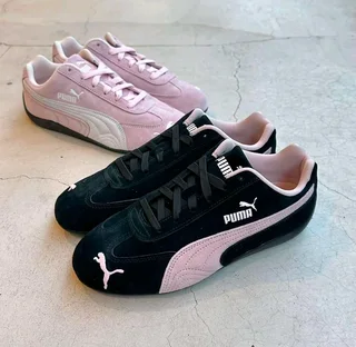 Pink sneakers