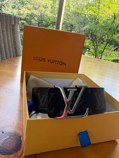 Authentic Louis Vuitton LV Initiales Belt – With Box, Dust Bag &amp; Receipt (Excellent Condition)