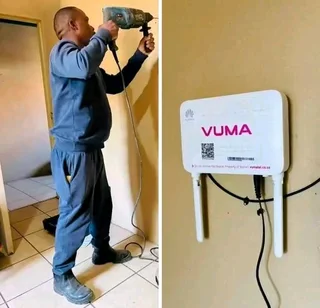 076 534 3793VUMA-WIFI Installation80GB pm R130100GB pm R199Unlimited pm R250Installation is R400 inc