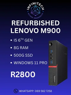 Lenovo M900 Mini PC – i5 6th Gen – R2 800 – Benoni