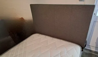 Single bed set with headboard