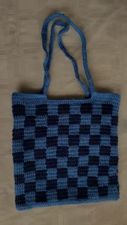 Crochet tote bag