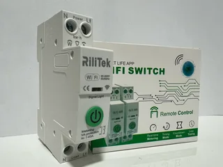 RiliTek Geyser Smart WiFi Switch with energy metering. 1-63A