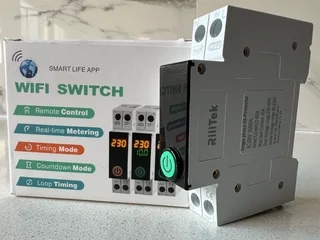 RiliTek WiFi smart LED switch / circuit breaker (Rated 40A, Max OC 63A)
