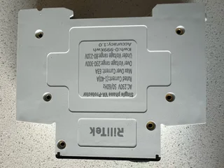 RiliTek WiFi smart LED switch / circuit breaker (Rated 40A, Max OC 63A)