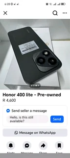 HONOR 400 LITE FOR SALE...3 WEEKS OLD..!!!
