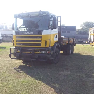 2005 SCANIA P470 DROPSIDE BODY