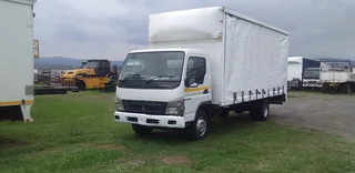 2014 FUSO CANTER FEL7-136 TAUTLINER BODY