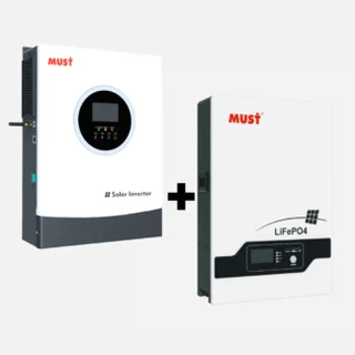 4KW MUST 2.56KWH Starter Pack LiteComplete backup power system