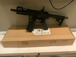 M4 airport rifle (Comes with bullets)