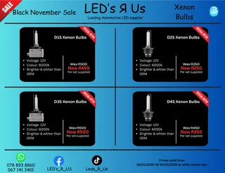 LEDs Black November Sale