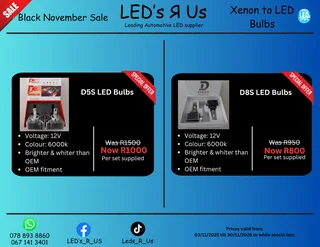 LEDs Black November Sale