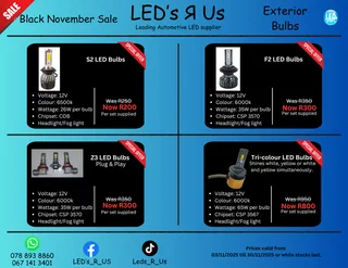 LEDs Black November Sale