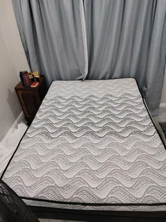 Bed and mattress