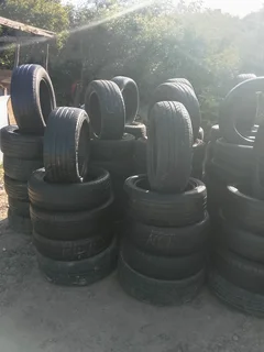 Fairly used second hand tyres