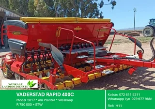 Vaderstad Rapid 400c Planter