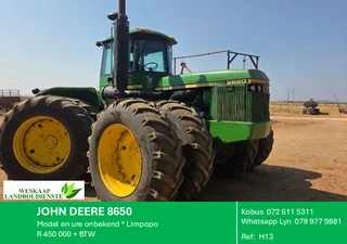 John Deere 8650 Trekker / Tractor