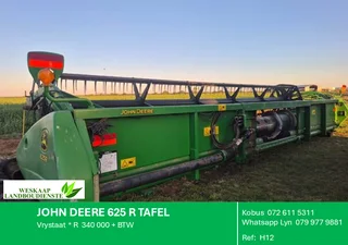 John Deere 625r Tafel