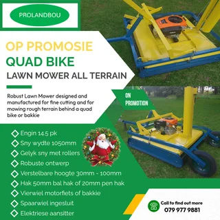 Quad Bike Lawnmower / Vierwiel Motorfiets Grassnyer