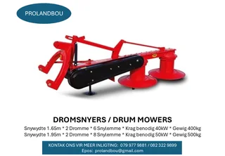 Dromsnyers / Drum Mowers / Hooimaak / Lusern / Haymaking