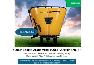 Soilmaster 2 Kub Vertikale Voermenger / Vertical Feed Mixer