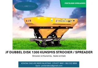Jb Dubbel Disk 1300 Kunsmis Strooier / Fertilizer Spreader / Hooimaak / Saaiboere