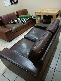 Leather couch