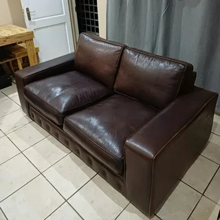 Leather couch