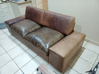 Leather couch