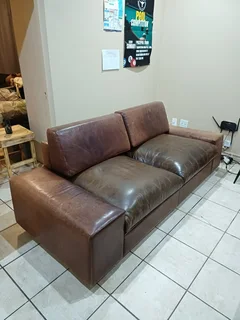 Leather couch