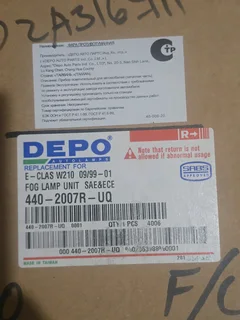 E-Class W210 Fog lamp set