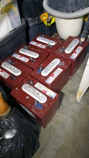 We buy all scrap used batteries. Cash paid