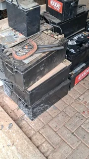 We buy all scrap used batteries. Cash paid