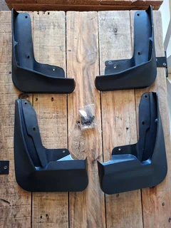 Set of mud flaps for VW Polo 2018&#43; model.