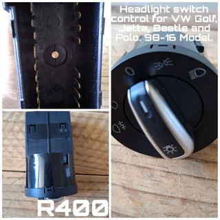 Headlight switch control for VW Golf, Jetta, Beetle and Polo.