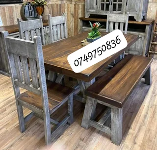 Pinewood in and outdoor furniture