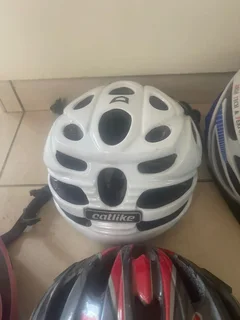 Cycling gear including shoes and helmets