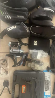 Cycling gear including shoes and helmets