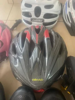 Cycling gear including shoes and helmets