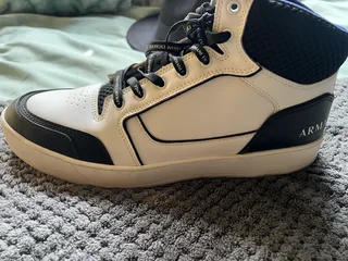 Armani Exchange high top sneakers