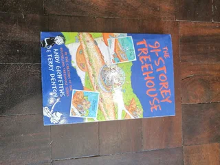 The 91-Storey Treehouse second hand book.