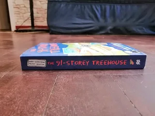 The 91-Storey Treehouse second hand book.