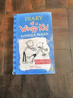 Diary of a wimpy kid (Rodric Rules) second hand book.