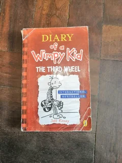 Diary of a wimpy kid (The third wheel) second hand book.