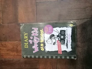 Diary of a wimpy kid (Old school) second hand book.