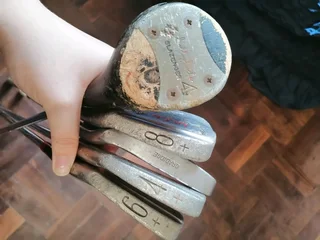 5 Vintage Bobby Locke Golfclubs (Secondhand).