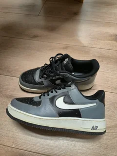 Mens Nike Air Force 1 '07 LV8 Smoke Grey/ Black/White UK8.5